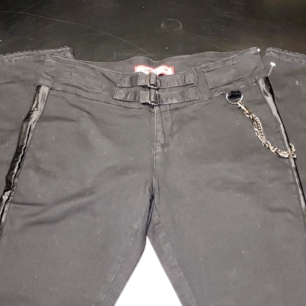 Vintage Vanilla Star Blackpants w/ embellishments Sz 13